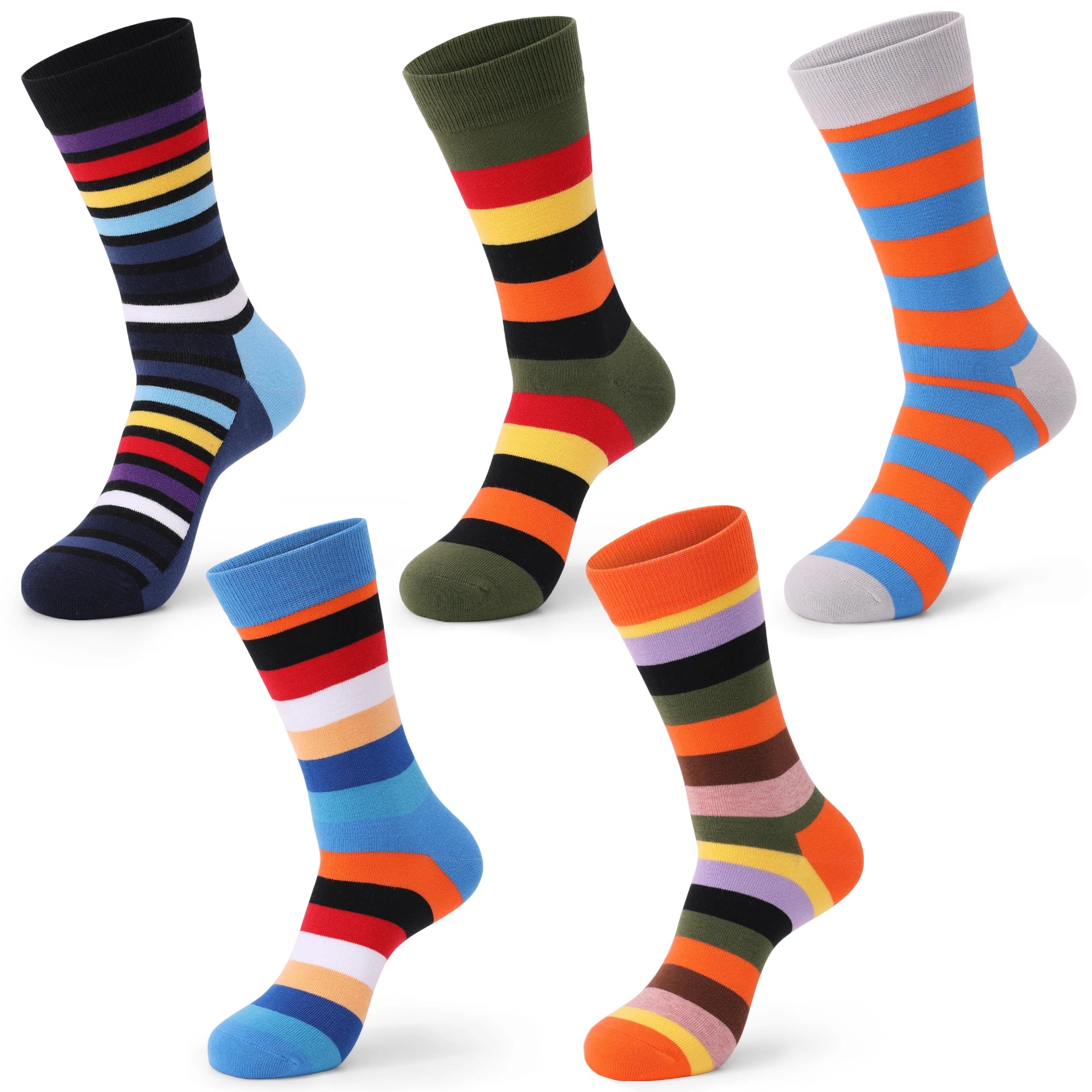 Men’s Argyle Cotton Crew Dress Socks Set