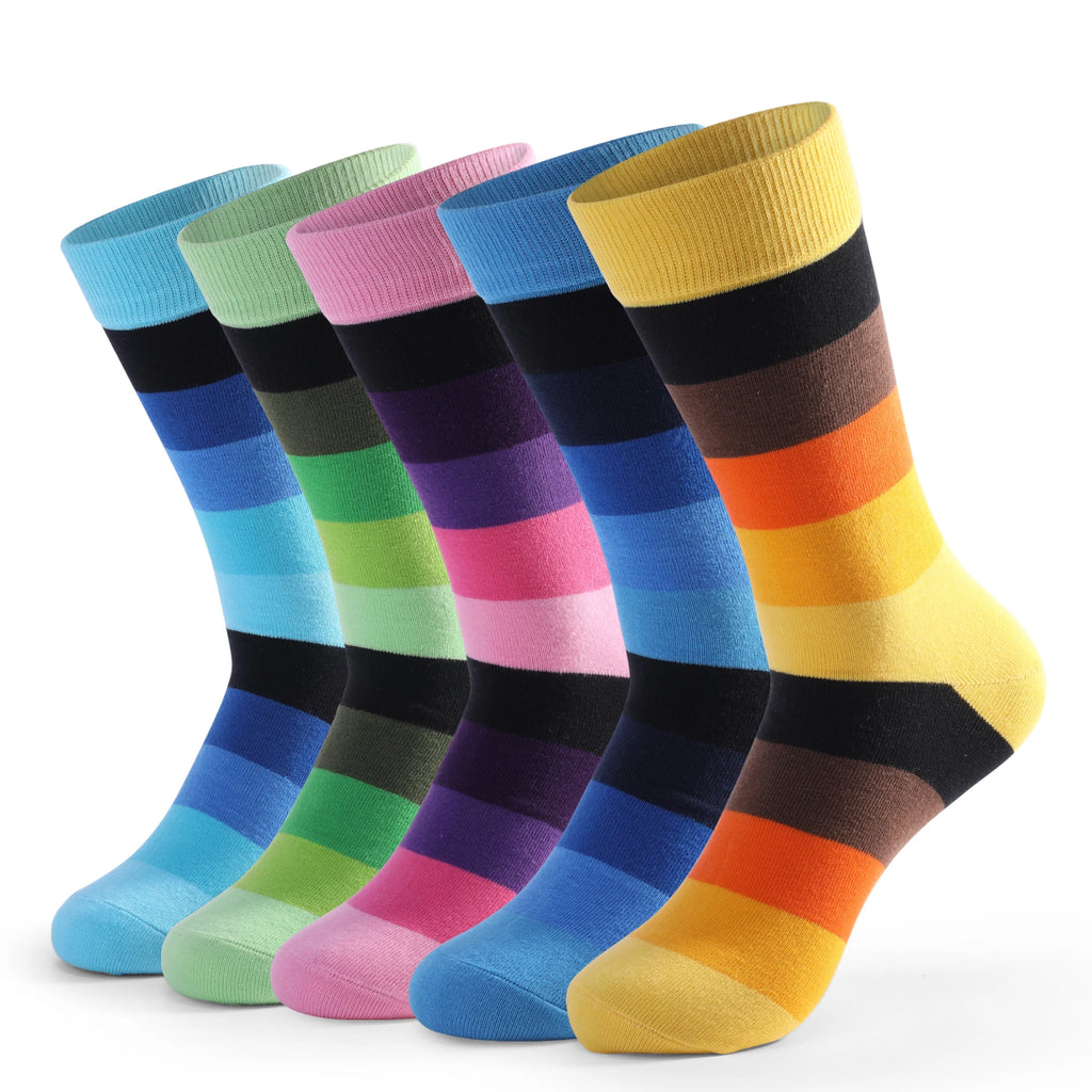 Men’s Argyle Cotton Crew Dress Socks Set