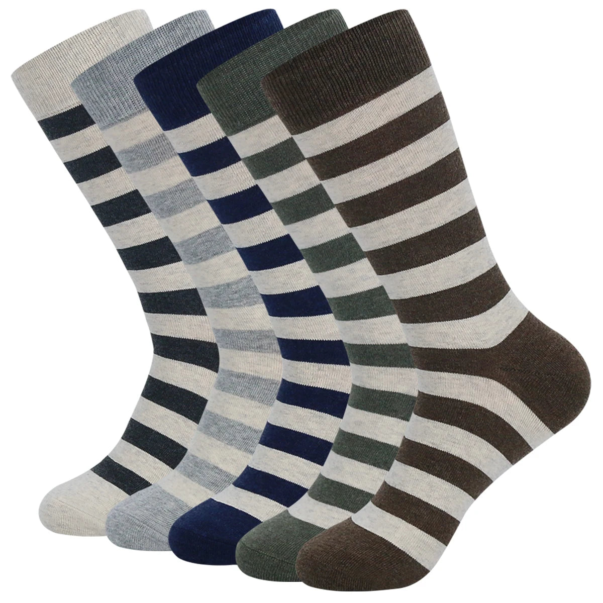 Men’s Argyle Cotton Crew Dress Socks Set