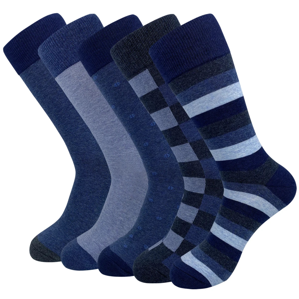 Men’s Argyle Cotton Crew Dress Socks Set